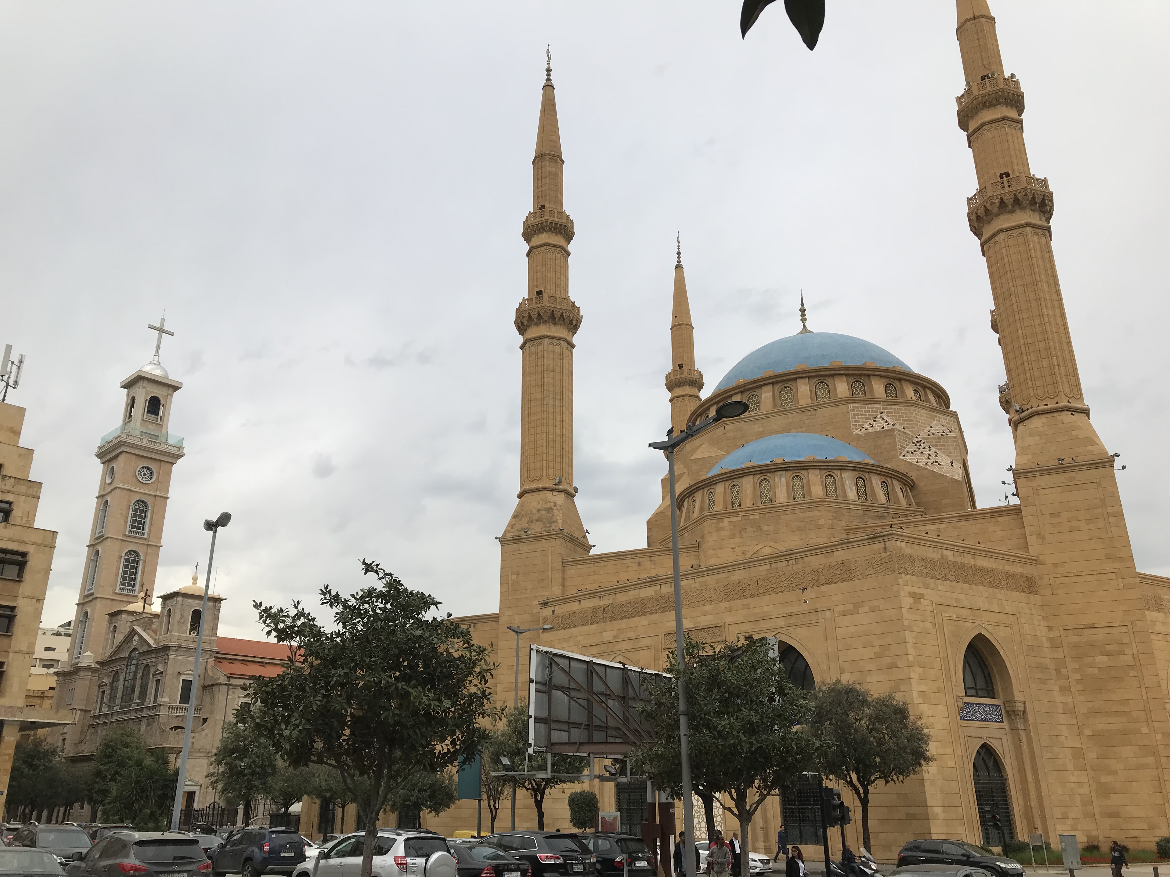 La mosquée Al Amine et la Cathédrale Saint Georges des Maronites