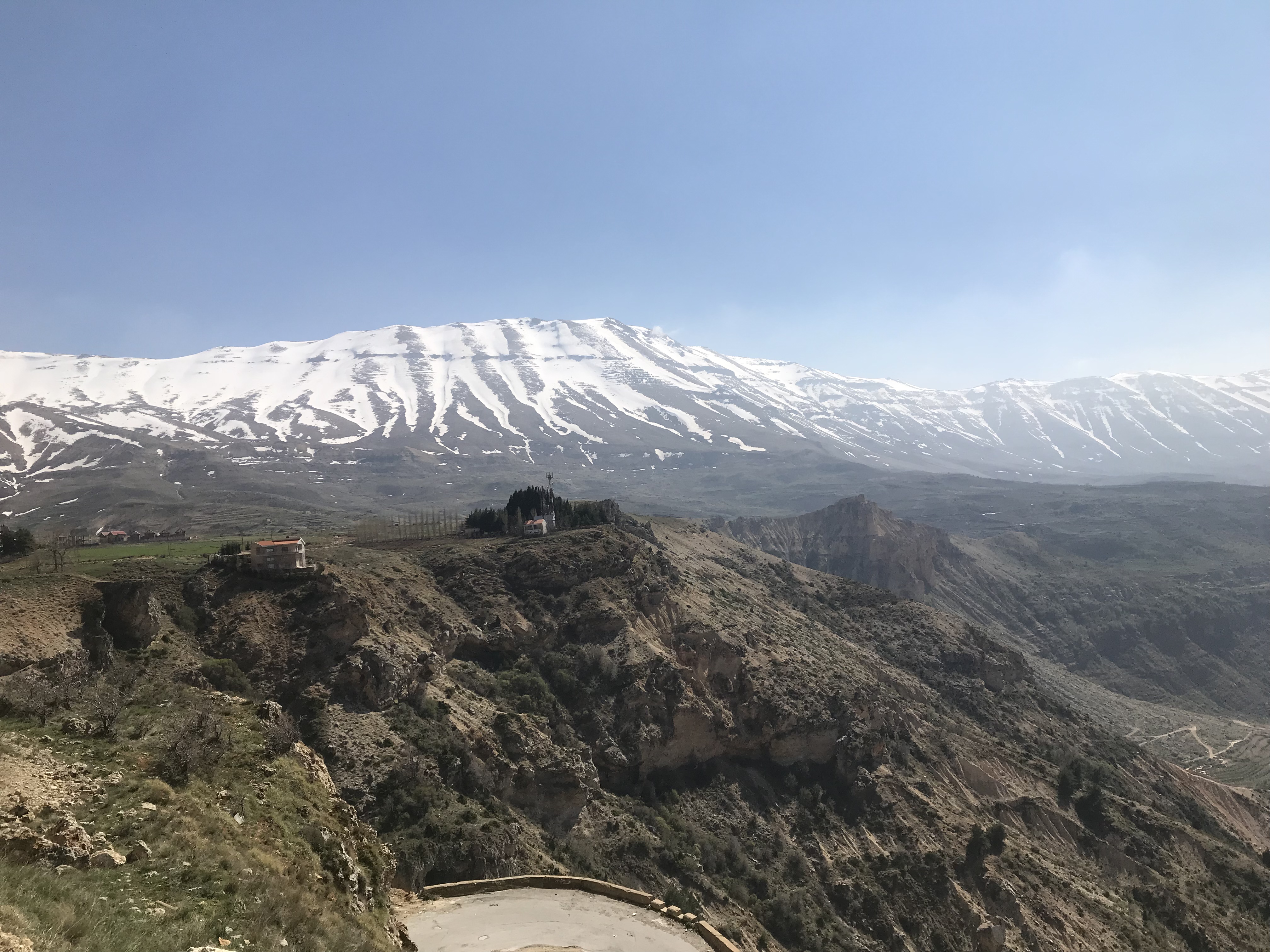 La montagne enneigée